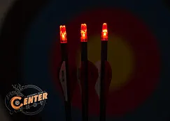 Хвостовик светящийся Centershot 6.2mm для лучных стрел синий 3шт.