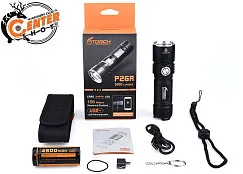 Фонарь FiTorch P26R туристический компактный (USB зарядка, Power Bank)