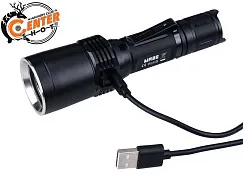 Фонарь FiTorch MR35 охотничий (USB зарядка, 5 светодиодов: синий, красный, белый, фиолетовый, УФ) 
