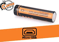 Аккумулятор 18650 FiTorch (3400 mAh) с зарядкой USB