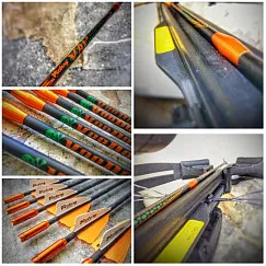 Стрела арбалетная карбоновая Victory Voodoo 20" Half Moon Nock 