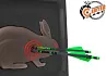 Стрела арбалетная карбоновая Centershot Toxic Carbon 16" Half Moon Nock