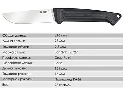 Нож SanRenMu S708