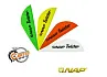 Оперение NAP Twister 2" Flo Orange