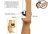 Лук рекурсивный Centershot Classic 68" (черные плечи) 34#