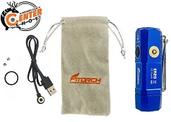 Фонарь FiTorch ER20 универсальный компактный (магнитная USB зарядка, магнит) синий