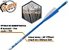 Стрела лучная фибергласс Centershot Sonic 26" оперение Parabolic 3" синяя