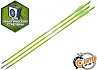 Стрела лучная фибергласс Centershot Sonic 28" оперение Parabolic 3" зеленая