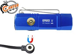 Фонарь FiTorch ER20 универсальный компактный (магнитная USB зарядка, магнит) синий