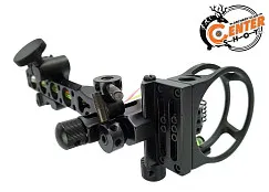 Прицел для блочного лука Maximal Glow 5 pin .019" micro black
