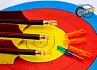 Хвостовик светящийся Centershot 6.2mm для лучных стрел синий 3шт.