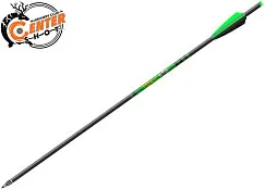 Стрела арбалетная карбоновая Centershot Toxic Carbon 22" Half Moon Nock