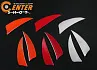 Оперение натуральное Shield 2.5" (Orange)